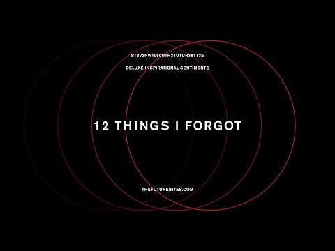 12 Things I Forgot