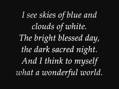Louis Armstrong - (What A) Wonderful World