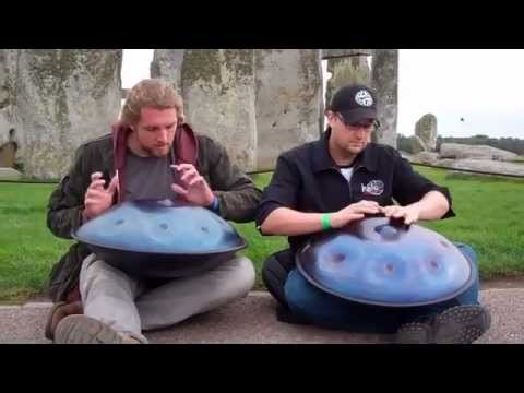 With Kyle Cox Playing Halo At Stonehenge (hang, Halo, Pan, Steel)