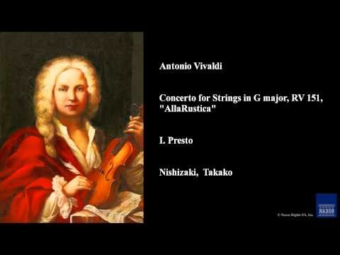 Concerto For Strings In G Major, Rv 151, "alla Rustica": I. Presto