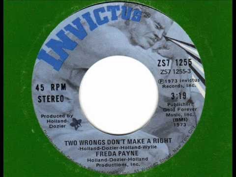 Two Wrongs Don't Make A Right