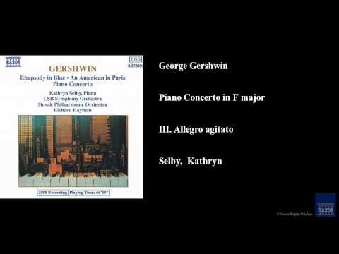Piano Concerto In F Major: Iii. Allegro Agitato