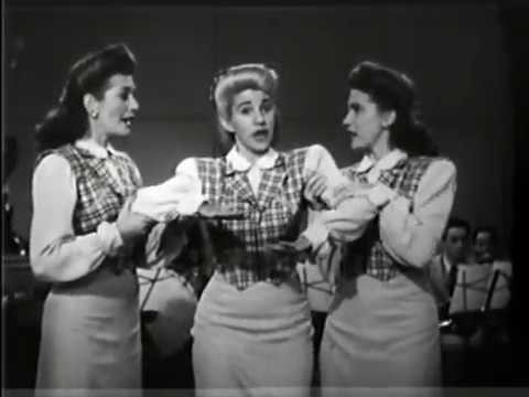 The Andrews Sisters - Straighten Up and Fly Right