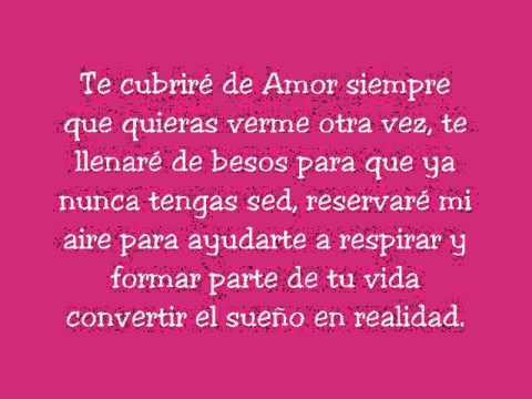 Te Cubriré De Amor