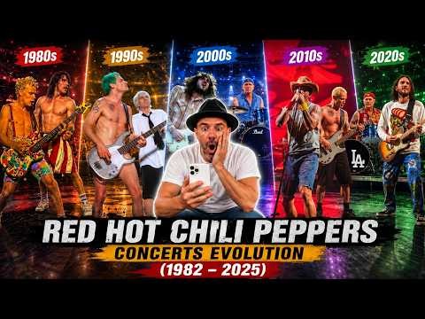 Red Hot Chili Peppers: 43 Years on Stage (1982–2025)