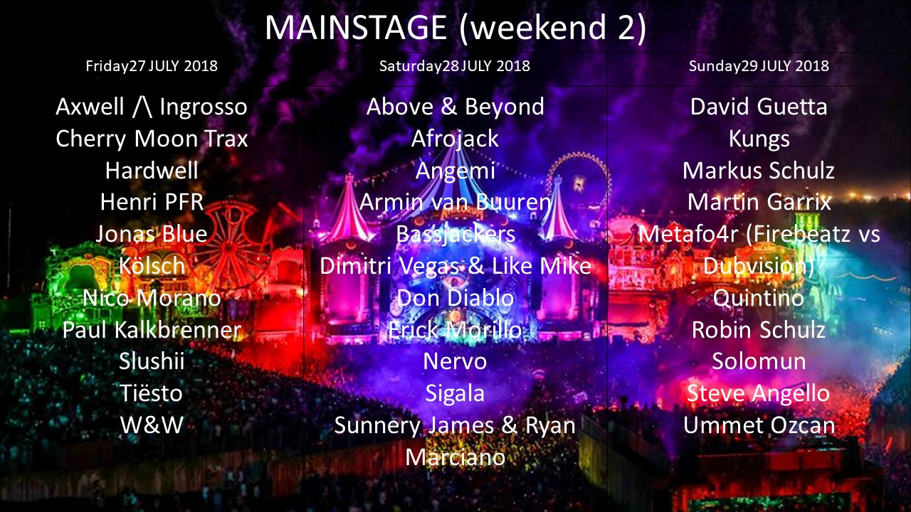 line-up-tomorrowland-2018-week-2.php